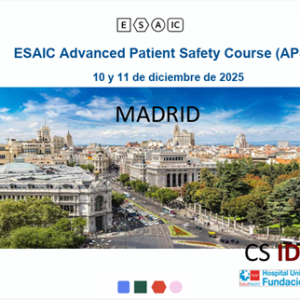 Curso Avanzado de Seguridad del Paciente ESAIC – Madrid