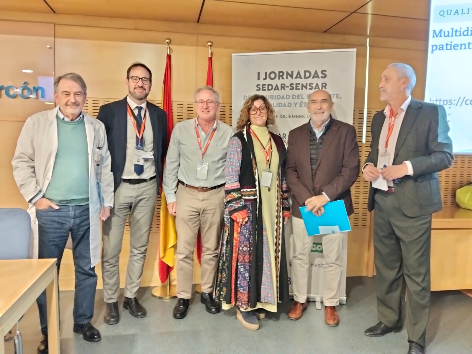 Acto inaugural · Foto inaugural de las I Jornadas SEDAR y SENSAR por la seguridad del paciente