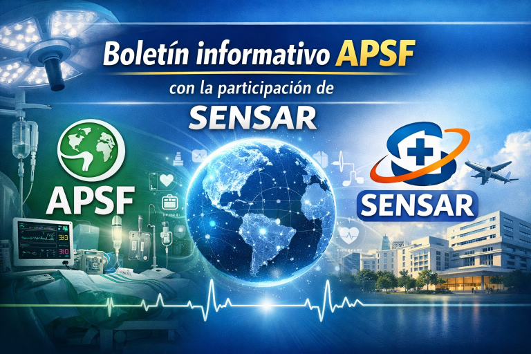 Boletín informativo APSF con la participación de SENSAR